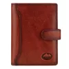 EL FORREST 1403-29 RFID konyak férfi bőr pénztárca 10.5 x 13 x 2.8 cm