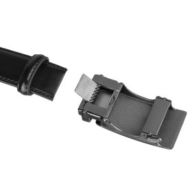 Peterson PTN A022-AS BLACK férfi bőr öv 135 cm