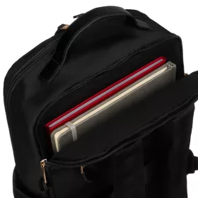   Peterson PTN JN-09 női fekete kisméretű hátizsák 36 x 26 x 10 cm