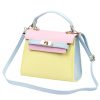 Luka 19-17 MN többszínű női bőr kézitáska, oldaltáska 23 x 19 x 12.5 cm