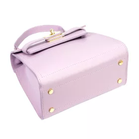   Luka 19-17 MN pasztel lila női bőr kézitáska, oldaltáska 23 x 19 x 12.5 cm