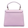 Luka 19-17 MN pasztel lila női bőr kézitáska, oldaltáska 23 x 19 x 12.5 cm