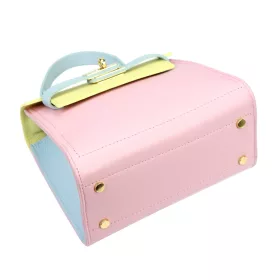   Luka 19-17 MN többszínű női bőr kézitáska vállpánttal  23 x 19 x 12.5 cm