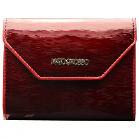   Mato Grosso 0624-51 piros női bőr pénztárca 12×10×3 cm 