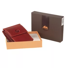   EL FORREST 614-401 piros női bőr pénztárca 11 x 10 x 3 cm 