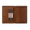 EL FORREST 914-26 konyak férfi bőr pénztárca 9 × 12 x 3 cm