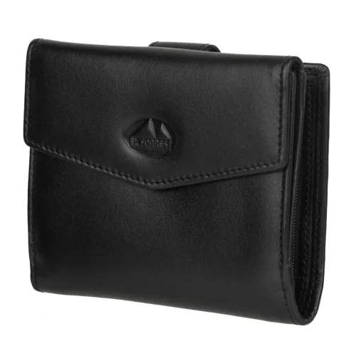 EL FORREST 853-67 fekete férfi marhabőr pénztárca