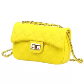 Luka 20-042 sárga női bőr válltáska 21.5 x 14 x 8.5 cm