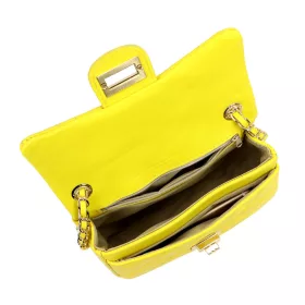 Luka 20-042 sárga női bőr válltáska 21.5 x 14 x 8.5 cm