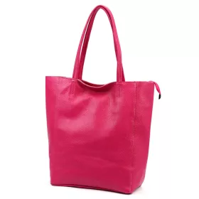   Luka 26-084 magenta női bőr válltáska, shopper 40 x 37 x 13 cm