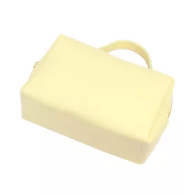   Luka 26-085 pasztell sárga női bőr kézitáska oldalpánttal 21 x 11 x 7 cm