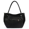 Luka 26-089 fekete női bőr válltáska 42 x 31 x 16 cm