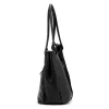 Luka 26-089 fekete női bőr válltáska 42 x 31 x 16 cm