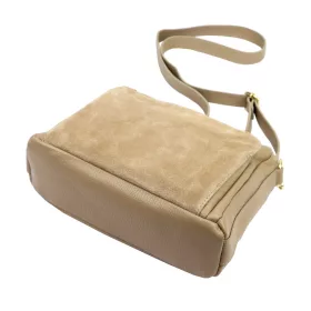 Luka 26-008 taupe női bőr oldaltáska 28 x 20 x 10 cm