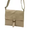 Luka 26-087 taupe női bőr oldaltáska 25 x 20 x 4 cm