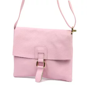   Luka 26-087 rózsaszín női bőr oldaltáska, crossbody 25 x 20 x 4 cm