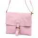 Luka 26-087 rózsaszín női bőr oldaltáska, crossbody 25 x 20 x 4 cm