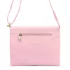 Luka 26-087 rózsaszín női bőr oldaltáska, crossbody 25 x 20 x 4 cm