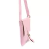 Luka 26-087 rózsaszín női bőr oldaltáska, crossbody 25 x 20 x 4 cm