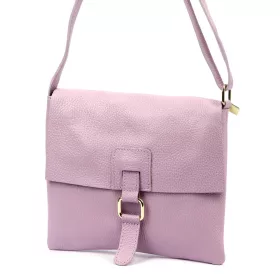   Luka 26-087 levendula lila női bőr oldaltáska, crossbody 25 x 20 x 4 cm