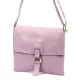Luka 26-087 levendula lila női bőr oldaltáska, crossbody 25 x 20 x 4 cm