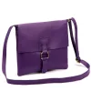 Luka 26-087 ibolya lila női bőr oldaltáska, crossbody 25 x 20 x 4 cm