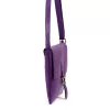Luka 26-087 ibolya lila női bőr oldaltáska, crossbody 25 x 20 x 4 cm