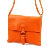 Luka 26-087 narancssárga női bőr oldaltáska, crossbody 25 x 20 x 4 cm