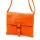 Luka 26-087 narancssárga női bőr oldaltáska, crossbody 25 x 20 x 4 cm