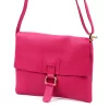 Luka 26-087 magenta női bőr oldaltáska, crossbody 25 x 20 x 4 cm