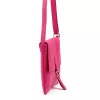 Luka 26-087 magenta női bőr oldaltáska, crossbody 25 x 20 x 4 cm