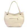 Luka 26-089 bézs női bőr válltáska 42 x 31 x 16 cm