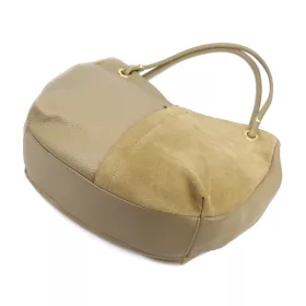 Luka 26-089 taupe női bőr válltáska 42 x 31 x 16 cm