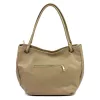 Luka 26-089 taupe női bőr válltáska 42 x 31 x 16 cm