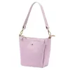 Luka 26-018 pasztell lila női bőr válltáska oldalpántal 21 x 20 x 11 cm