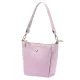 Luka 26-018 pasztell lila női bőr válltáska oldalpántal 21 x 20 x 11 cm