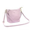 Luka 26-018 pasztell lila női bőr válltáska oldalpántal 21 x 20 x 11 cm
