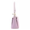Luka 26-018 pasztell lila női bőr válltáska oldalpántal 21 x 20 x 11 cm