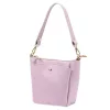 Luka 26-018 pasztell lila női bőr válltáska oldalpántal 21 x 20 x 11 cm
