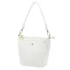Luka 26-018 fehér női bőr válltáska oldalpánttal 21 x 20 x 11 cm