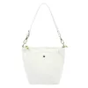 Luka 26-018 fehér női bőr válltáska oldalpánttal 21 x 20 x 11 cm