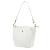Luka 26-018 fehér női bőr válltáska oldalpánttal 21 x 20 x 11 cm