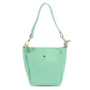 Luka 26-018 türkiz női bőr válltáska oldalpánttal 21 x 20 x 11 cm