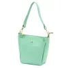 Luka 26-018 türkiz női bőr válltáska oldalpánttal 21 x 20 x 11 cm