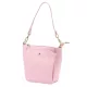 Luka 26-018 rózsaszín női bőr válltáska oldalpánttal 21 x 20 x 11 cm