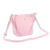 Luka 26-018 rózsaszín női bőr válltáska oldalpánttal 21 x 20 x 11 cm