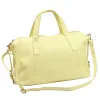 Luka 26-091 halvány sárga női bőr kézitáska, utazótáska 47 x 28 x 17 cm