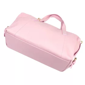   Luka 26-091 rózsazsín női bőr kézitáska, utazótáska  47 x 28 x 17 cm
