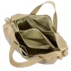 Luka 26-091 taupe női bőr kézitáska, utazótáska 47 x 28 x 17 cm