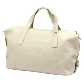   Luka 26-091 bézs női bőr  kézitáska, utazótáska 47 x 28 x 17 cm